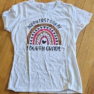 Happy First Day of Fourth Grade Tee